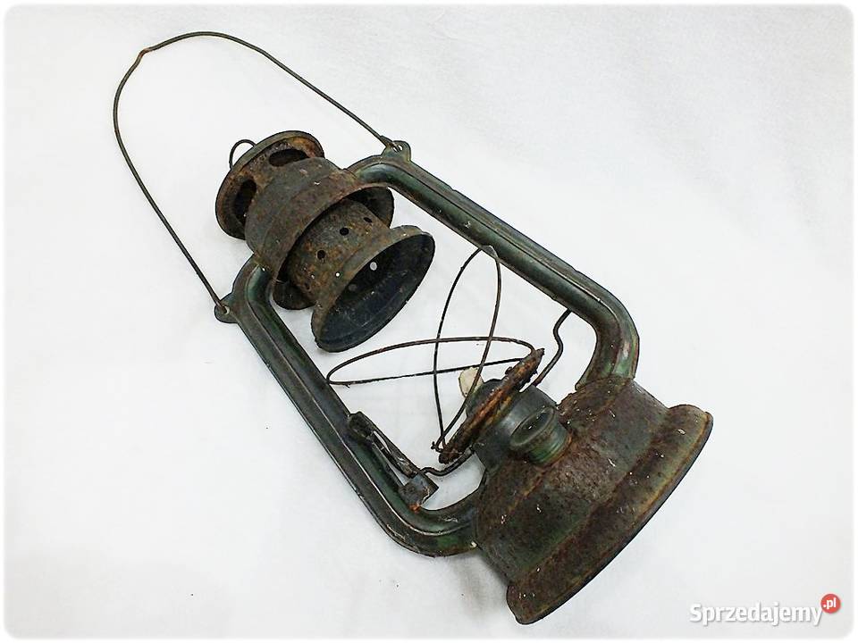 Duża Stara Lampa Naftowa Oświetlenie Retro lubuskie Żary sprzedam