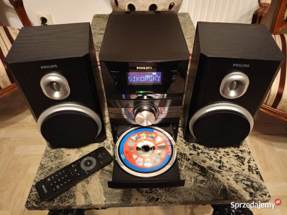 Wieża Philips USB Aux RDS Mp3 pilot Drawski Młyn