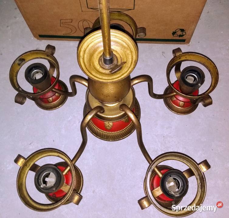 Stary zabytkowy żyrandol Sosnowiec