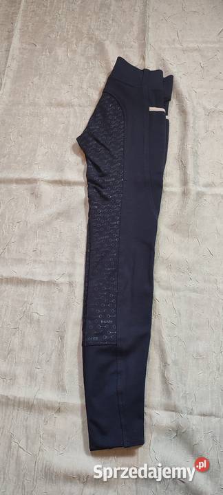 Bryczesy legginsy jeździeckie silikonowy lej Sport i Wypoczynek