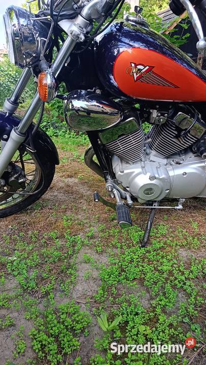 Virago 125 2001 przebieg 14500 oparcie kufer Kraków