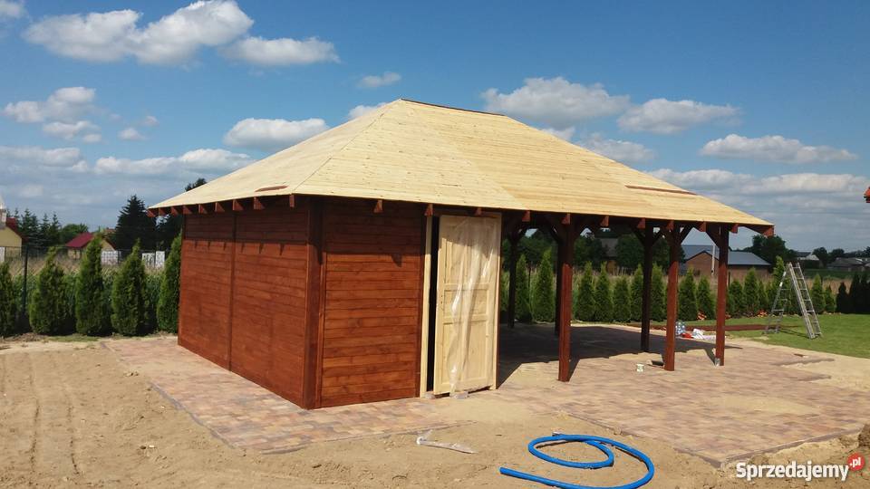 Carpprt Altana Konstrukcja drewniana garaż wiata Lublin sprzedam