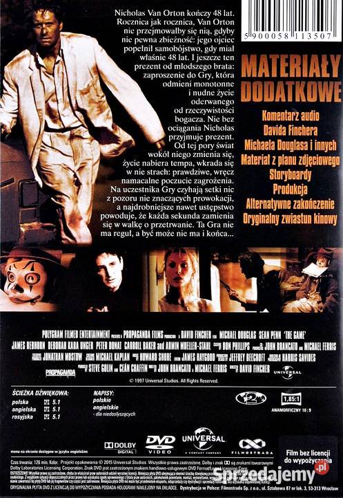 GRA MICHAEL DOUGLAS EDYCJA SPECJALNA thiller Kalisz