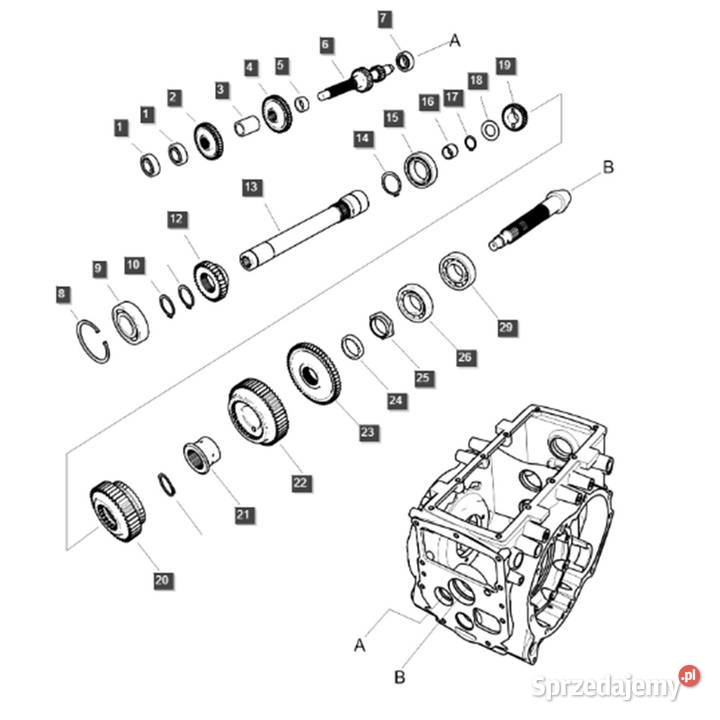 Pierścień segera LS MT335 LS MT340 S810032001 Tajęcina