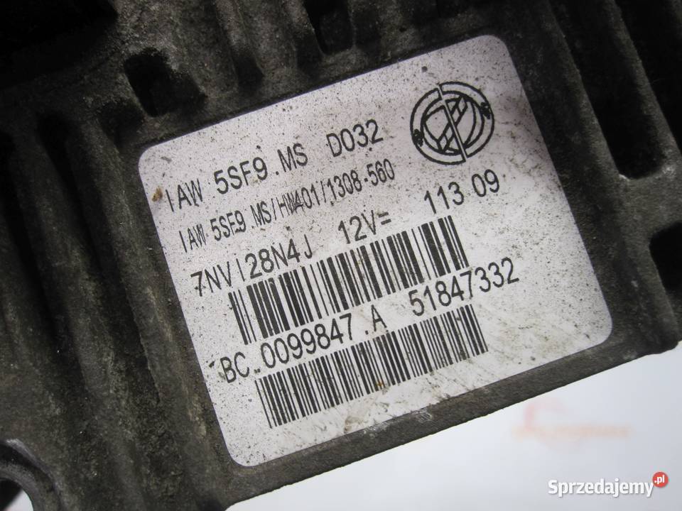 FIAT 500 10r 12B komputer sterownik silnika Kielce