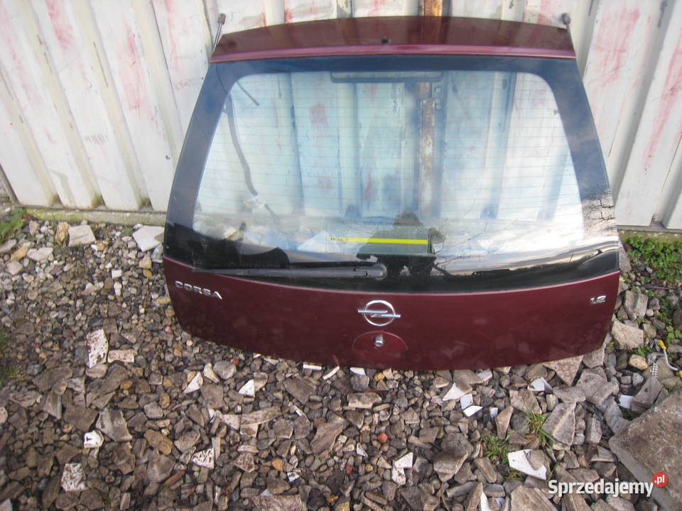 Klapa tylna bagażnika kompletna bordowa Opel Rok produkcji 2004 Kraków