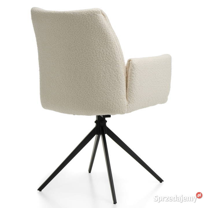 Beżowe Krzesło Prato Boucle Wysyłka 24H Dostawa wielkopolskie Tarchały Małe