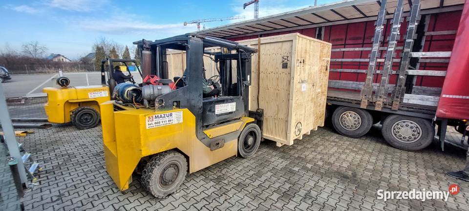 Załadunki i rozładunki maszyn i urządzeń Kraków auto wynajem