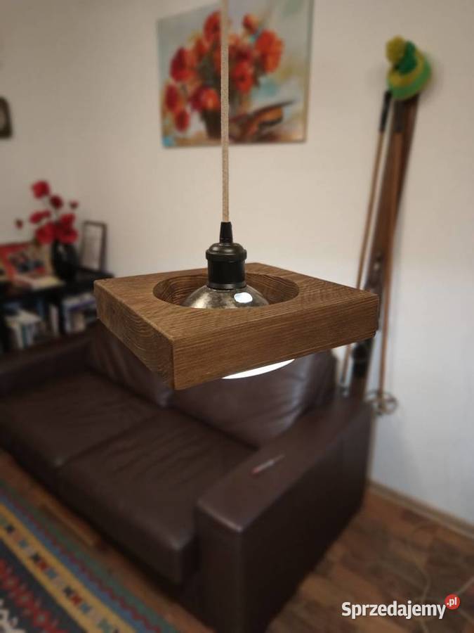 Lampa wisząca z reflektora lubuskie Trzciel