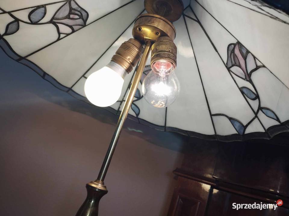 olbrzymia lampa lampka kamień i klosz tiffany Gorzów Wielkopolski
