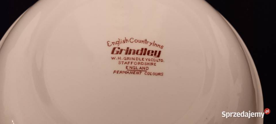 Talerz angielski głęboki Grindley lubelskie Chełm