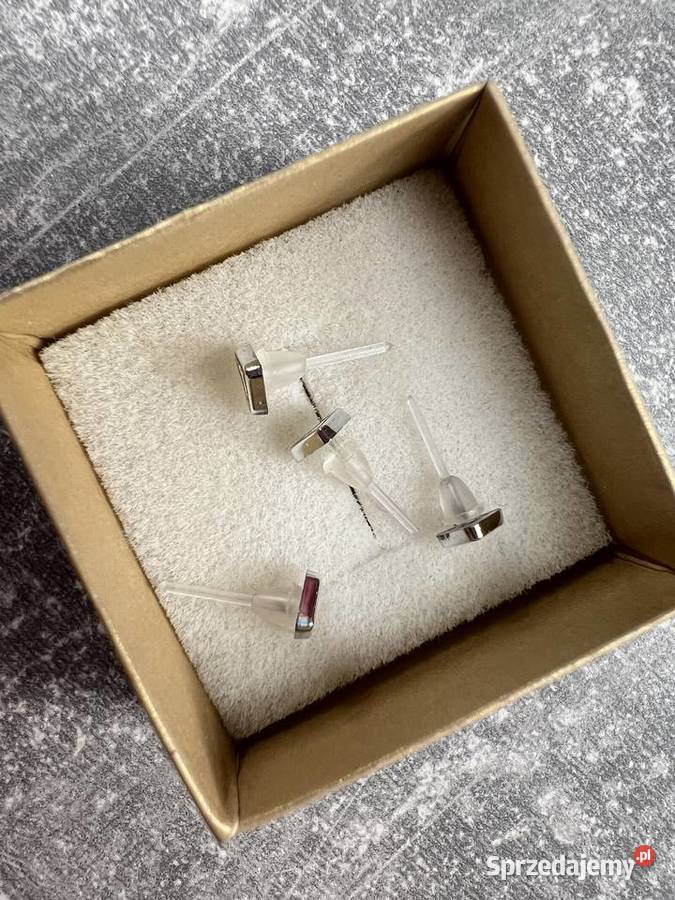 Kolczyki w kształcie serca srebrne serce