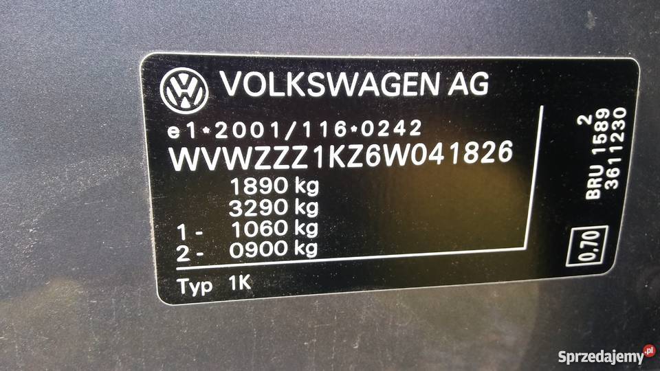 Sprzedam Volkswagen Golf V 2005 r Hatchback