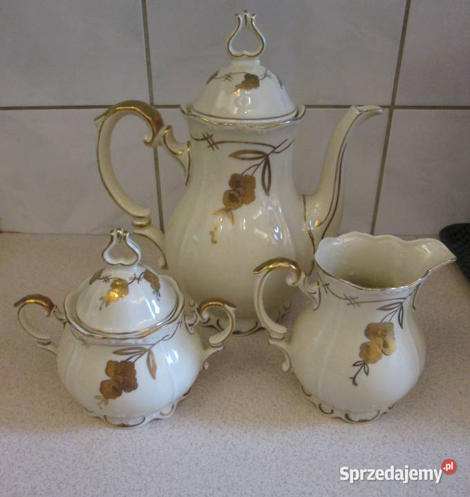 Dzbanek mlecznik cukiernica HWinterling Gdańsk