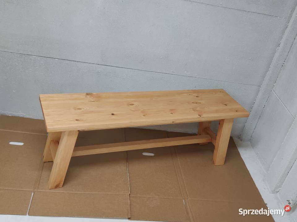Ławeczka ławka drewniana ryczka 32cm Zduńska Wola