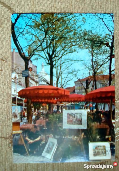 PLACE DU TERTRE SERCE CENTRUM MONTMARTRU W Piszczac