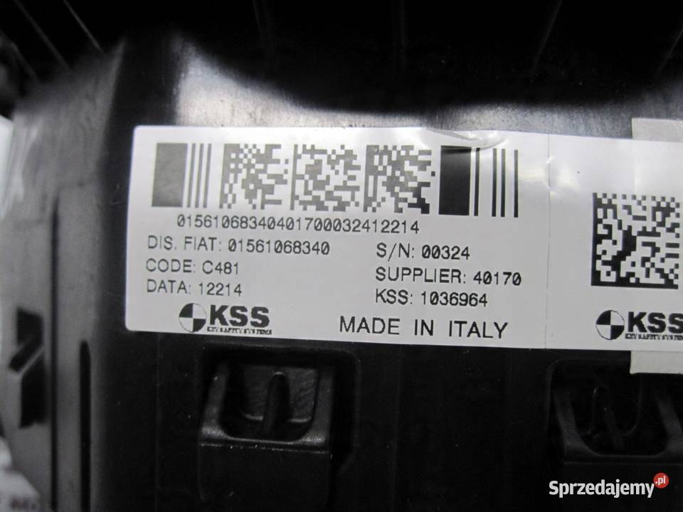 GIULIETTA LIFT 14r AIRBAG poduszka kierowcy osobowe Poduszki powietrzne
