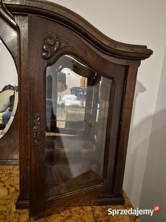 Secesyjna komoda dębowa rzeźbiona z blatem Komody Sypniewo sprzedam