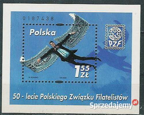 blok 132 50 lat PZF Filatelistyka Bystra sprzedam