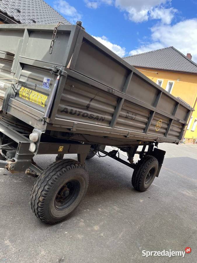 Przyczepa Rolnicza Autosan 6t D47 Przyczepy rolnicze Racławice