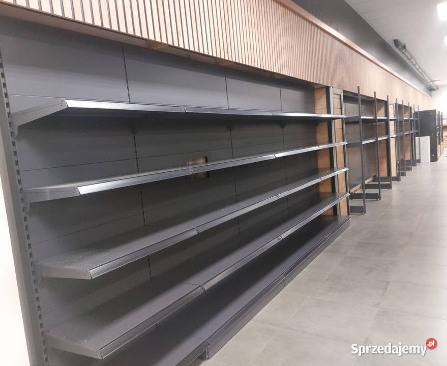 Regał sklepowy przyścienny Mago regał metalowy Barczewo