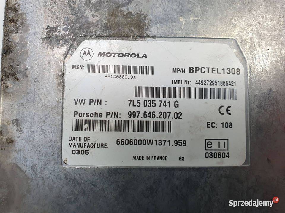 MODUŁ PORSCHE CAYENNE I 7L5035741G Lipno