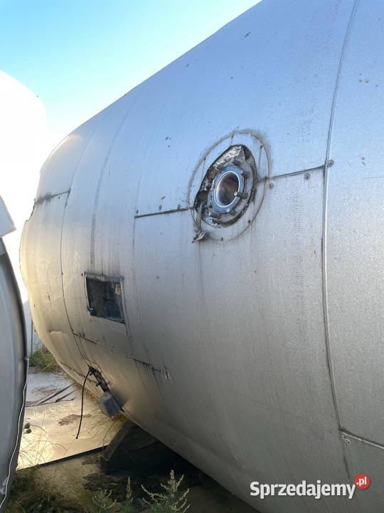 Zbiornik ze stali nierdzewnej izolowany 30m3 Magazynowanie Wtelno sprzedam