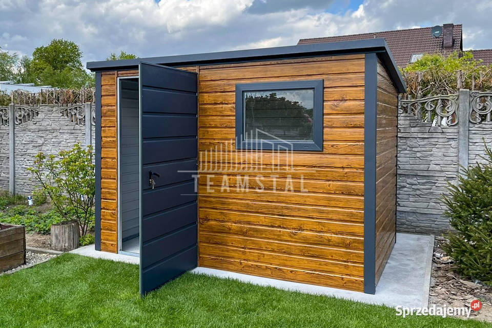 Schowek Domek Ogrodowy 25x2m Drzwi Okno Kalwaria Zebrzydowska