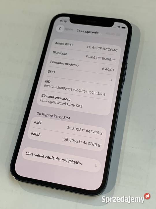 Apple iPhone 12 Mini 64GB 100 Kondycja Kalisz