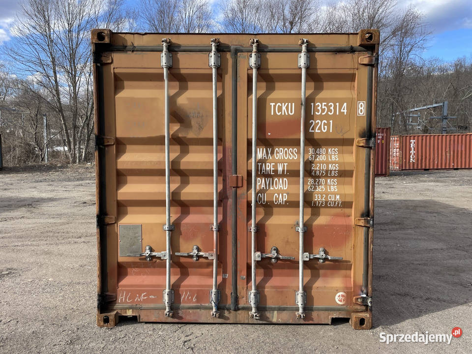 Kontener morski magazynowy 20DV 6 metrowy Magazynowanie Luboń sprzedam