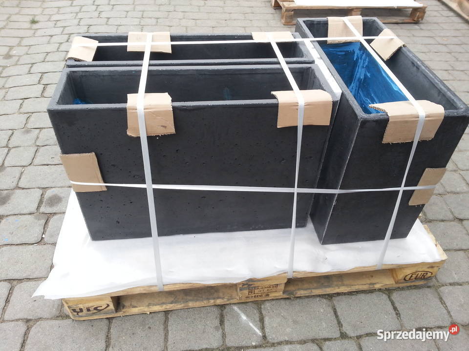 Donica betonowa Slim 80x30x80 Donice betonowe Architektura ogrodowa