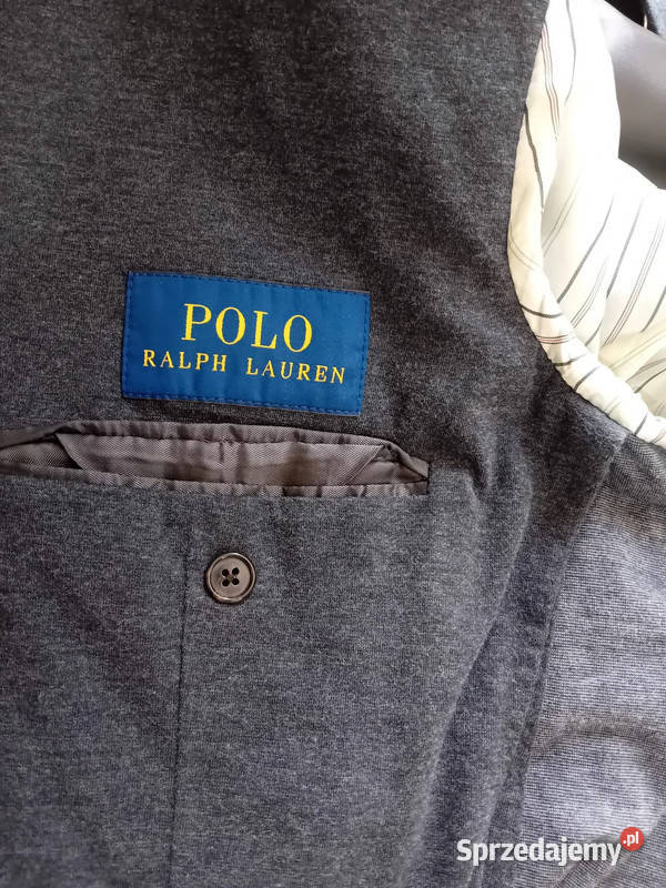 Marynarka szara bawełna Polo Ralph Lauren Kielce
