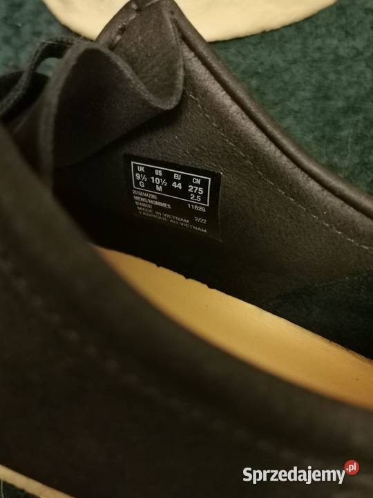 CLARKS półbuty 45 Skóra naturalna ZAMSZ NOWE skóra Łódź