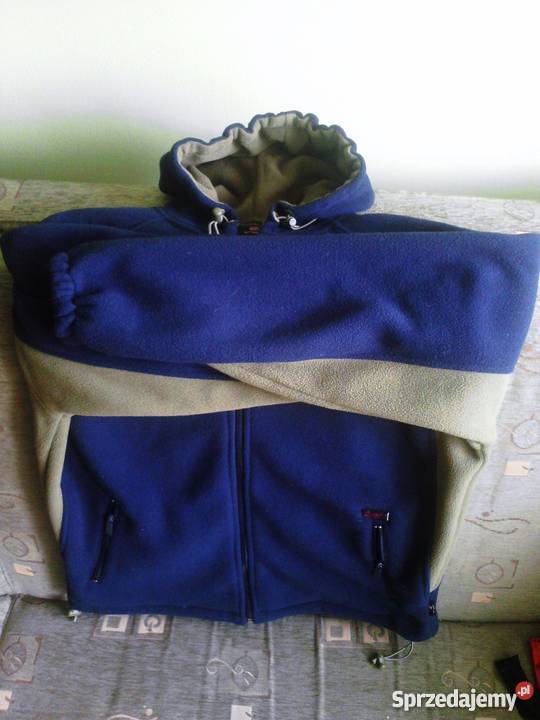 Bluza polarowa z kapturm ciepła XL obw124 126 Katowice