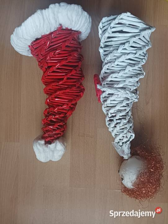 Lalka i czapka z papieru Lalki i akcesoria śląskie Bieruń