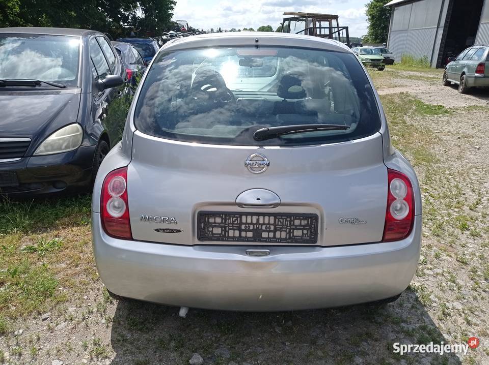 Nissan Micra 14 65 kW 2003 r dawca części Szklarka Myślniewska