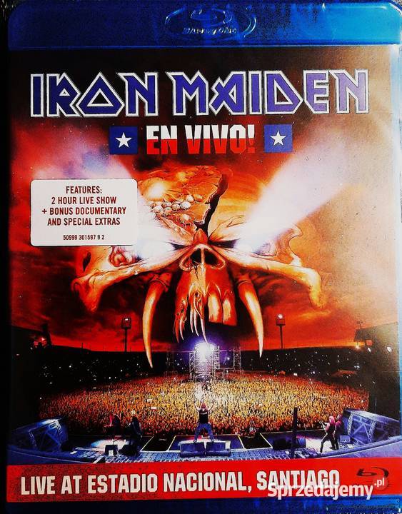 BluRay Nowy Koncert Blu Ray IRON MAIDEN Live Gdynia