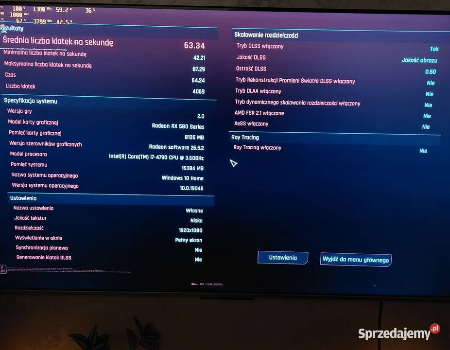 Komputer gamingowy PC do gier Intel i7 RX 580 Pamięć RAM 16 Pozostałe Binarowa