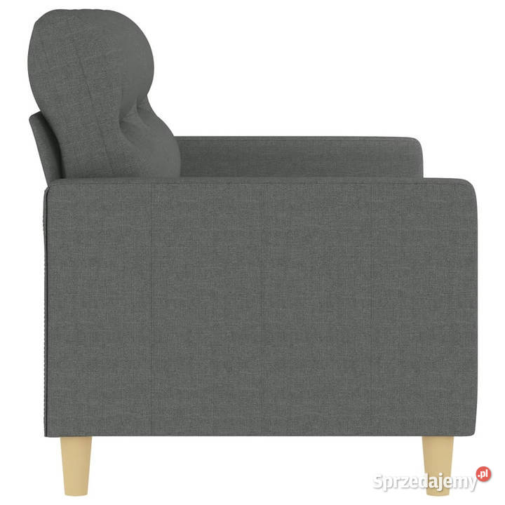 Sofa 2osobowa ciemnoszara 140 tapicerowana mazowieckie Warszawa