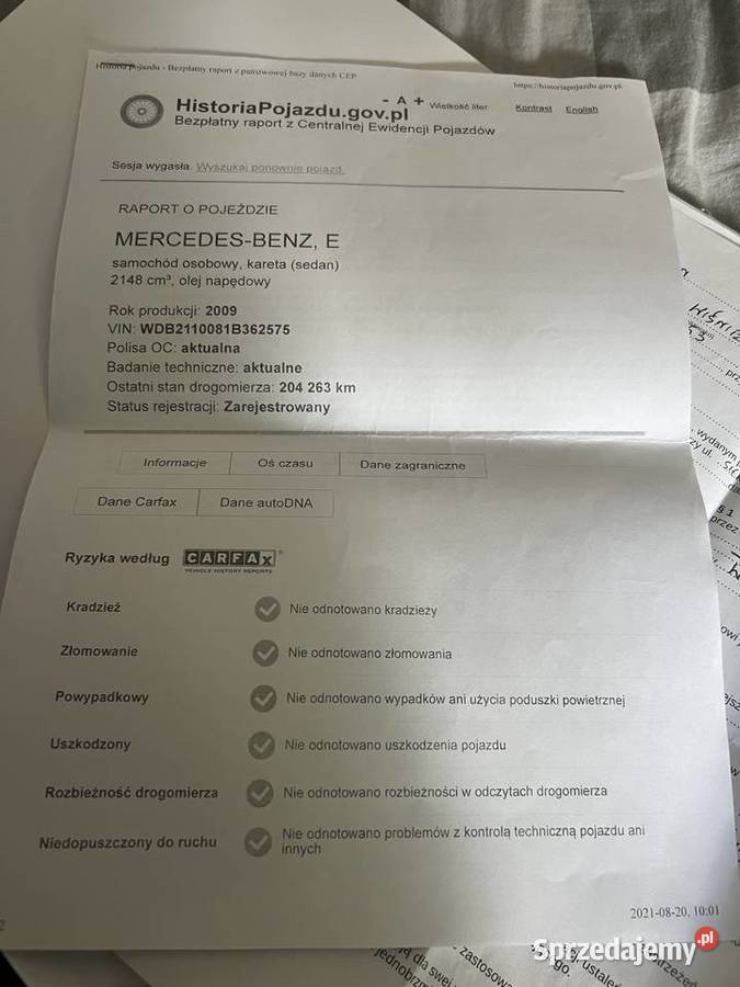 Mercedes w211 220cm3 220 łódzkie Żychlin