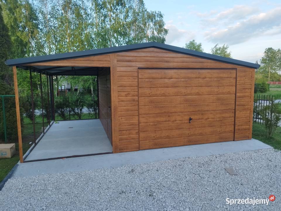 Garaż Blaszny Carport Wiata Hala Magazyn z blacha Swarzędz sprzedam
