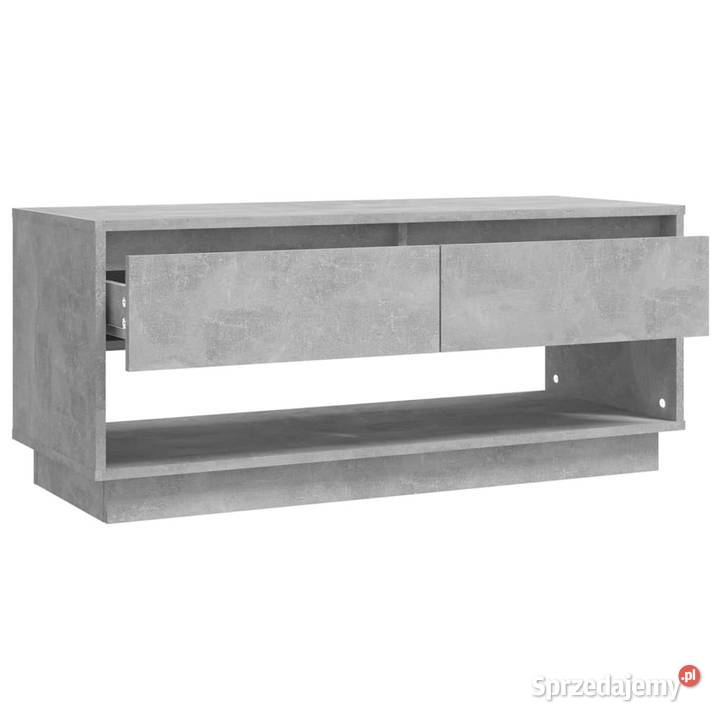 Szafka pod TV szarość betonu 102x41x44 WM809489