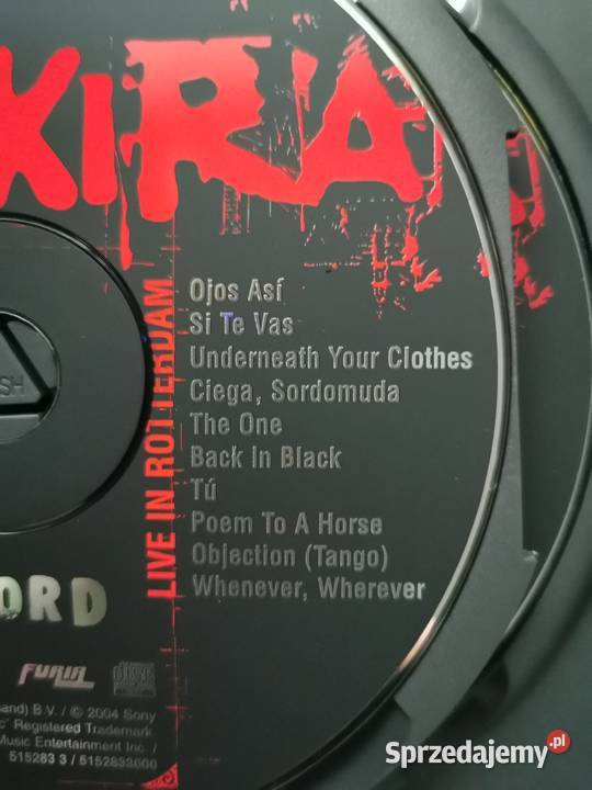 Shakira Live off The Record DVDCD Super stan łódzkie Łódź