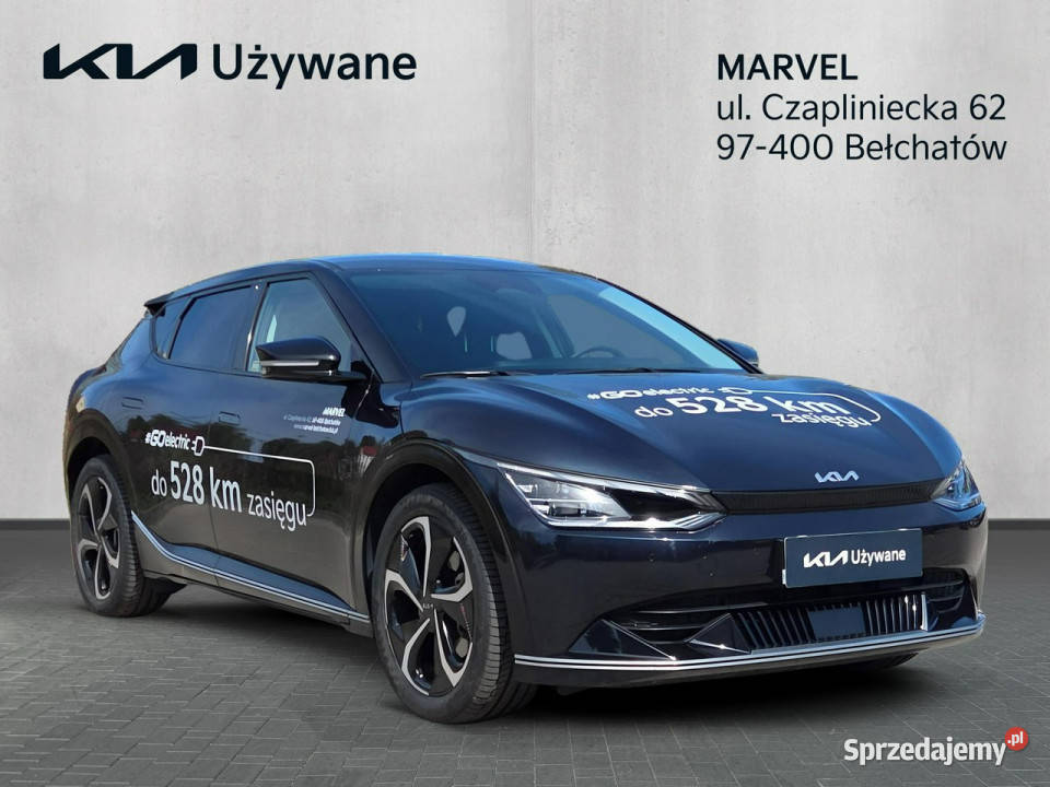 Kia EV6 229 Wersja PLUS Pakiety Serwis ASO Fv23 ogranicznik prędkości Bełchatów