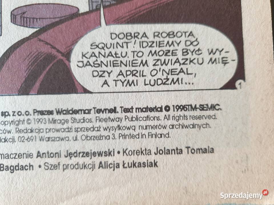 Teenage Mutant HeroTurtles 2 komiksy wydawnictwo