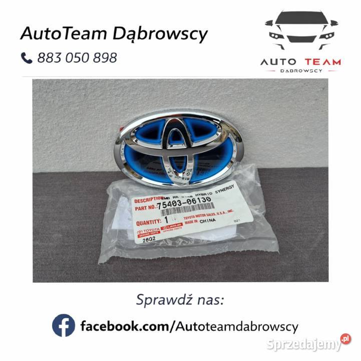 Emblemat logo klapy bagażnika tył Toyota Camry Mielęcin sprzedam