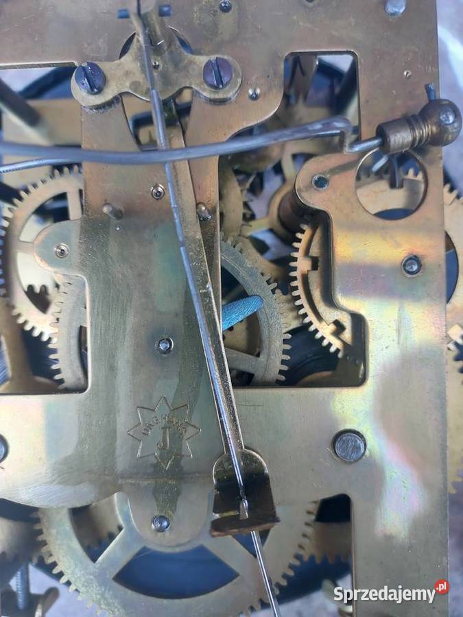143 Zestaw mechanizm starego zegara Junghans Tczew