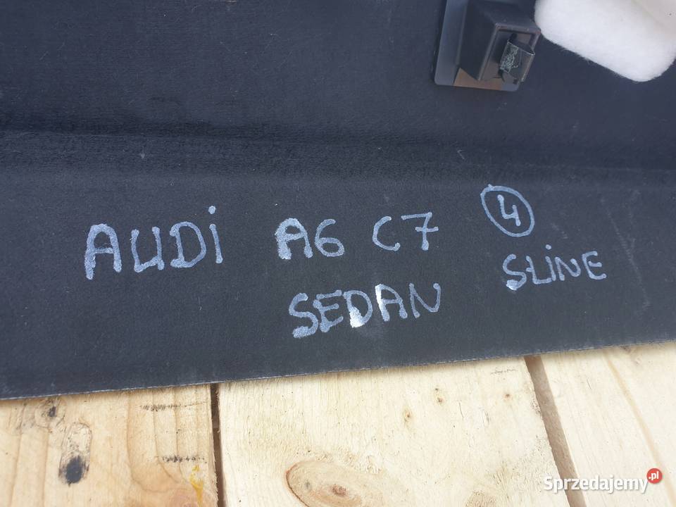 Audi A6 C7 SEDAN SLINE TYLNA PÓŁKA BAGAŻNIKA TYŁ osobowe Motoryzacja Janów sprzedam