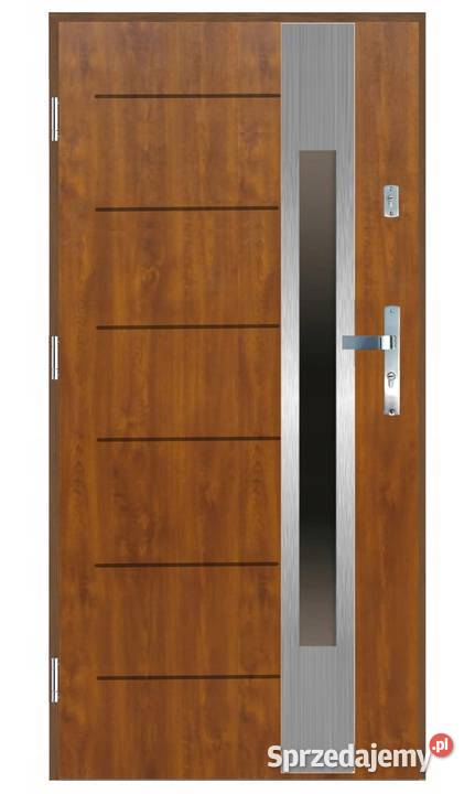 Drzwi wejściowe GADOT 72 mm SI22T CP PIANA PU 90 Ciemniewo