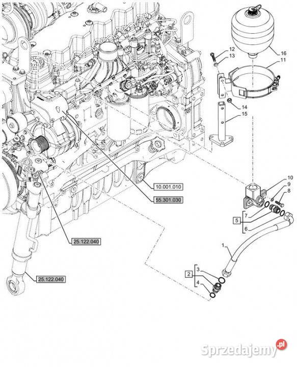 Holland T6070 Hydroakumulator 47388775 Jastrzębniki